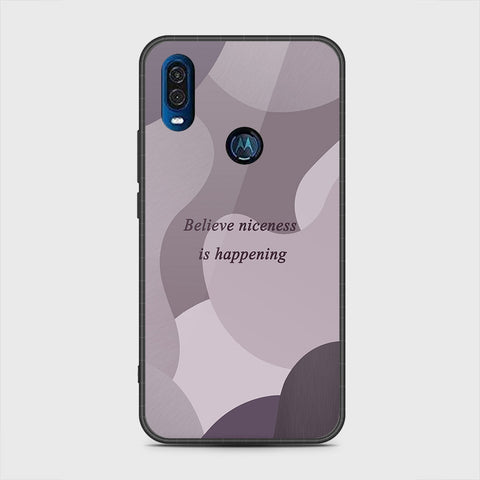 Motorola One Vision Cover - Happy Series - HQ Premium Shine Durable Shatterproof Case