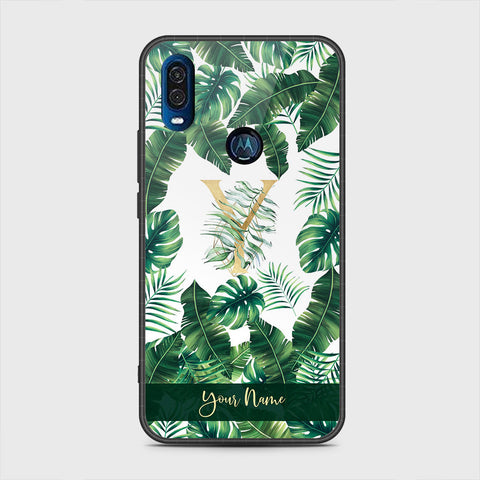 Motorola One Vision Cover - Personalized Alphabet Series - HQ Premium Shine Durable Shatterproof Case