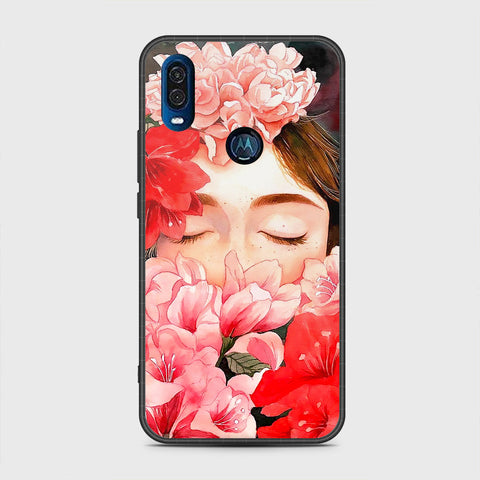 Motorola One Vision Cover - Floral Series - HQ Premium Shine Durable Shatterproof Case