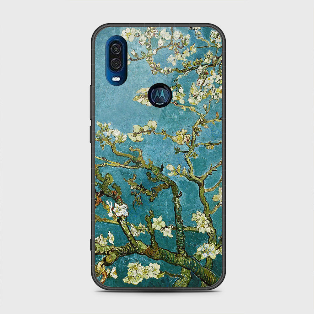 Motorola One Vision Cover - Floral Series 2 - HQ Premium Shine Durable Shatterproof Case