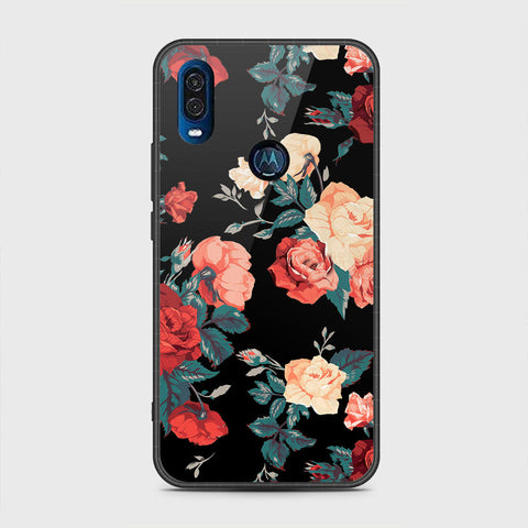 Motorola One Vision Cover - Floral Series 2 - HQ Premium Shine Durable Shatterproof Case