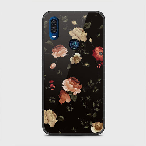 Motorola One Vision Cover - Floral Series 2 - HQ Premium Shine Durable Shatterproof Case