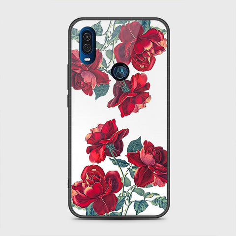 Motorola One Vision Cover - Floral Series 2 - HQ Premium Shine Durable Shatterproof Case