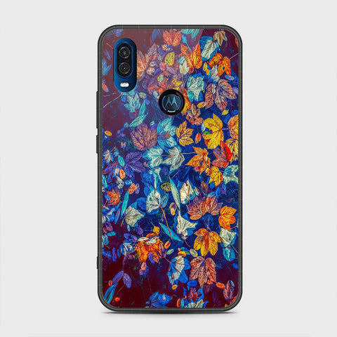 Motorola One Vision Cover - Floral Series 2 - HQ Premium Shine Durable Shatterproof Case