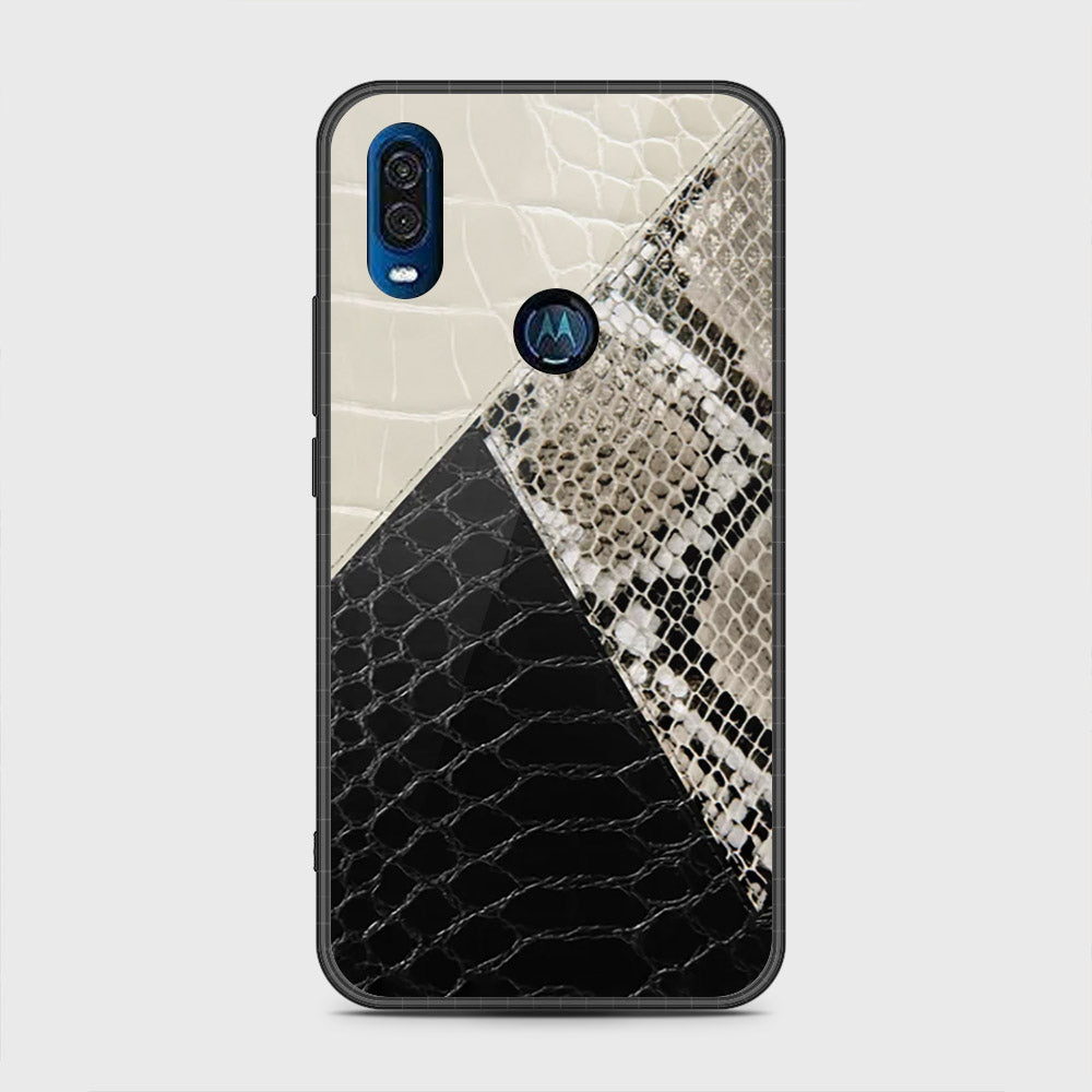 Motorola One Vision Cover - Printed Skins Series - HQ Premium Shine Durable Shatterproof Case