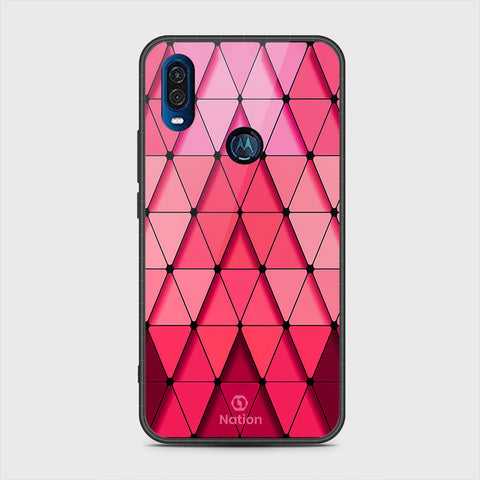 Motorola One Vision Cover - Onation Pyramid Series - HQ Premium Shine Durable Shatterproof Case