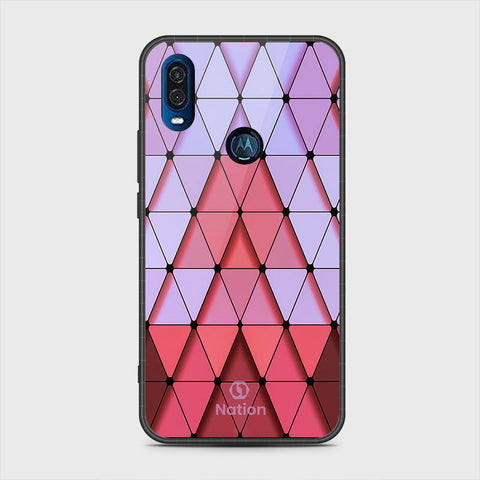 Motorola One Vision Cover - Onation Pyramid Series - HQ Premium Shine Durable Shatterproof Case