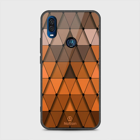 Motorola One Vision Cover - Onation Pyramid Series - HQ Premium Shine Durable Shatterproof Case