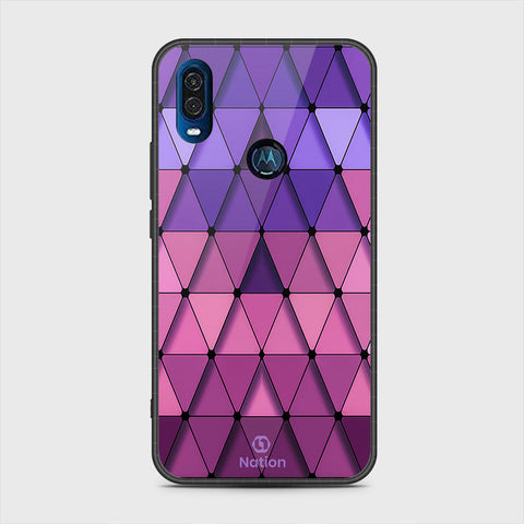 Motorola One Vision Cover - Onation Pyramid Series - HQ Premium Shine Durable Shatterproof Case