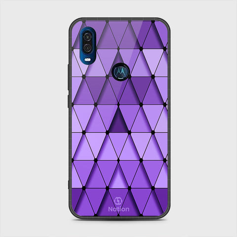 Motorola One Vision Cover - Onation Pyramid Series - HQ Premium Shine Durable Shatterproof Case