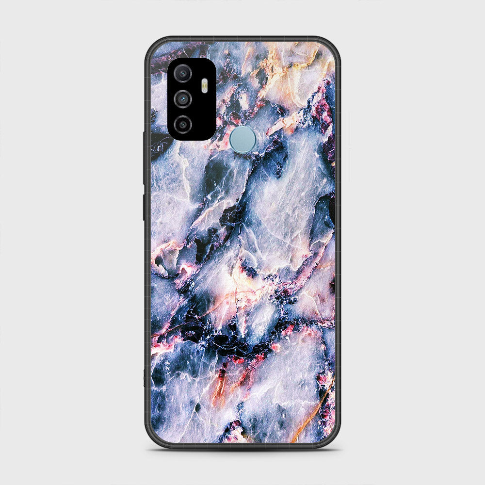 Oppo A53 Cover - Colorful Marble Series - HQ Premium Shine Durable Shatterproof Case