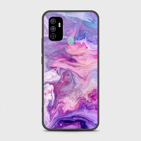 Oppo A53 Cover - Colorful Marble Series - HQ Premium Shine Durable Shatterproof Case