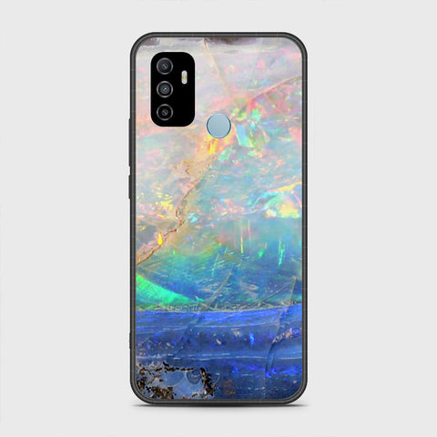 Oppo A53 Cover - Colorful Marble Series - HQ Premium Shine Durable Shatterproof Case