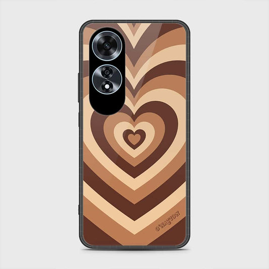 Oppo A60 Cover- O'Nation Heartbeat Series - HQ Ultra Shine Premium Infinity Glass Soft Silicon Borders Case