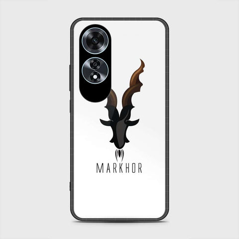 Oppo A60 Cover- Markhor Series - HQ Ultra Shine Premium Infinity Glass Soft Silicon Borders Case