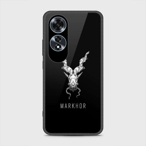 Oppo A60 Cover- Markhor Series - HQ Ultra Shine Premium Infinity Glass Soft Silicon Borders Case