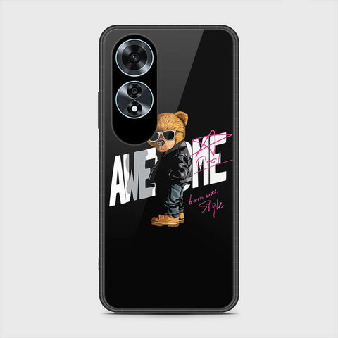 Oppo A60 Cover- Stellar Series - HQ Ultra Shine Premium Infinity Glass Soft Silicon Borders Case