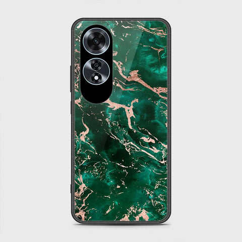 Oppo A60 Cover- Colorful Marble Series - HQ Ultra Shine Premium Infinity Glass Soft Silicon Borders Case