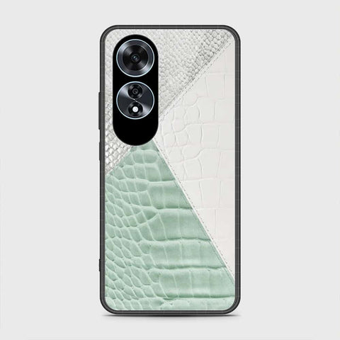 Oppo A60 Cover- Printed Skins Series - HQ Ultra Shine Premium Infinity Glass Soft Silicon Borders Case