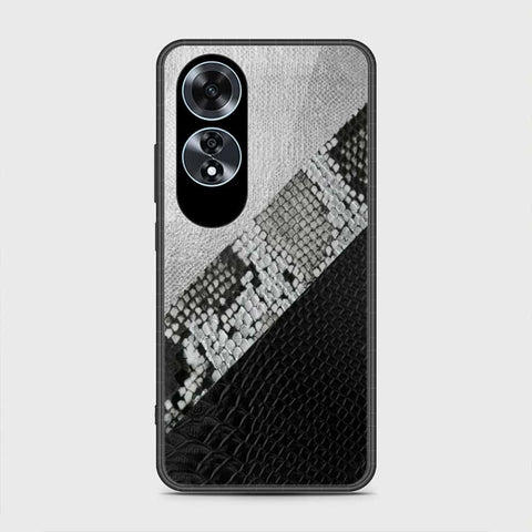 Oppo A60 Cover- Printed Skins Series - HQ Ultra Shine Premium Infinity Glass Soft Silicon Borders Case