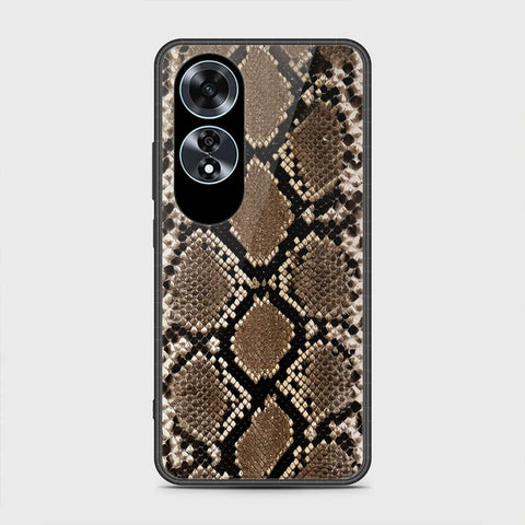 Oppo A60 Cover- Printed Skins Series - HQ Ultra Shine Premium Infinity Glass Soft Silicon Borders Case