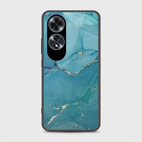 Oppo A60 Cover- Mystic Marble Series - HQ Ultra Shine Premium Infinity Glass Soft Silicon Borders Case