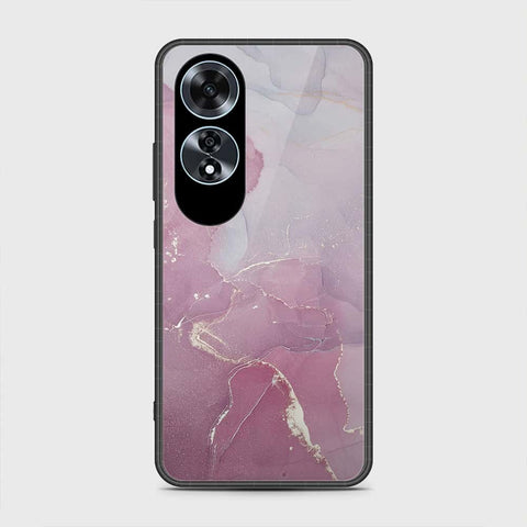 Oppo A60 Cover- Mystic Marble Series - HQ Ultra Shine Premium Infinity Glass Soft Silicon Borders Case