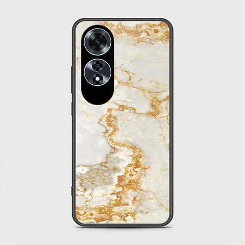 Oppo A60 Cover- Mystic Marble Series - HQ Ultra Shine Premium Infinity Glass Soft Silicon Borders Case