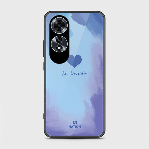 Oppo A60 Cover- Onation Heart Series - HQ Ultra Shine Premium Infinity Glass Soft Silicon Borders Case