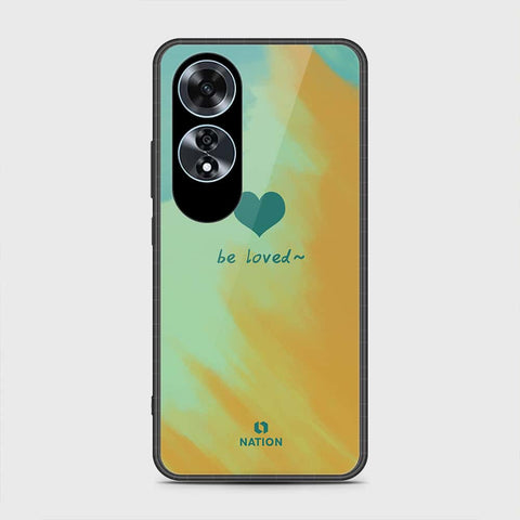 Oppo A60 Cover- Onation Heart Series - HQ Ultra Shine Premium Infinity Glass Soft Silicon Borders Case