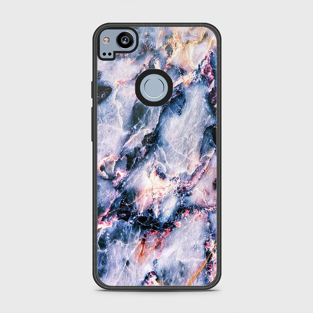 Google Pixel 2 Cover - Colorful Marble Series - HQ Premium Shine Durable Shatterproof Case