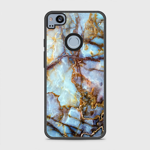 Google Pixel 2 Cover - Colorful Marble Series - HQ Premium Shine Durable Shatterproof Case