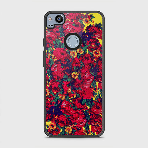 Google Pixel 2 Cover - Floral Series - HQ Premium Shine Durable Shatterproof Case