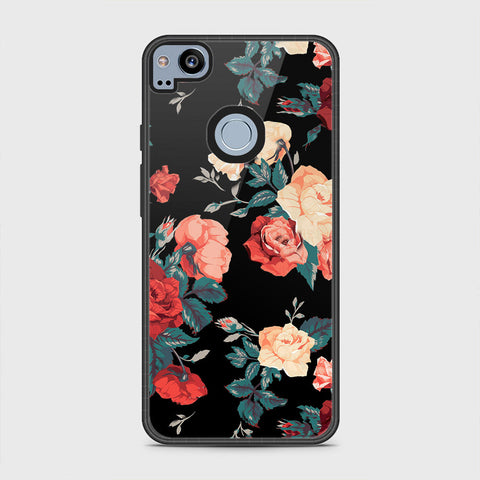 Google Pixel 2 Cover - Floral Series 2 - HQ Premium Shine Durable Shatterproof Case