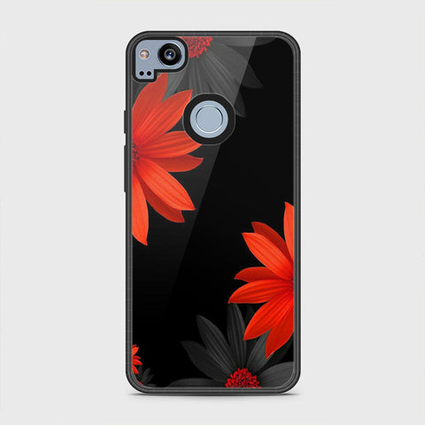 Google Pixel 2 Cover - Floral Series 2 - HQ Premium Shine Durable Shatterproof Case