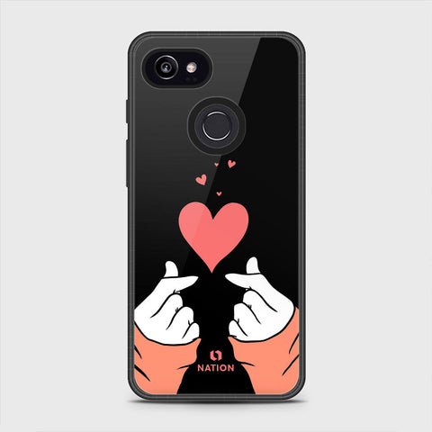 Google Pixel 3 Cover - Onation Heart Series - HQ Premium Shine Durable Shatterproof Case