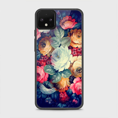 Google Pixel 4 Cover - Floral Series 2 - HQ Premium Shine Durable Shatterproof Case