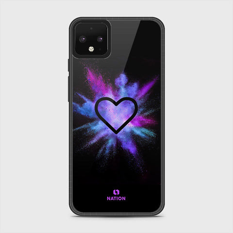 Google Pixel 4 Cover - Onation Heart Series - HQ Premium Shine Durable Shatterproof Case