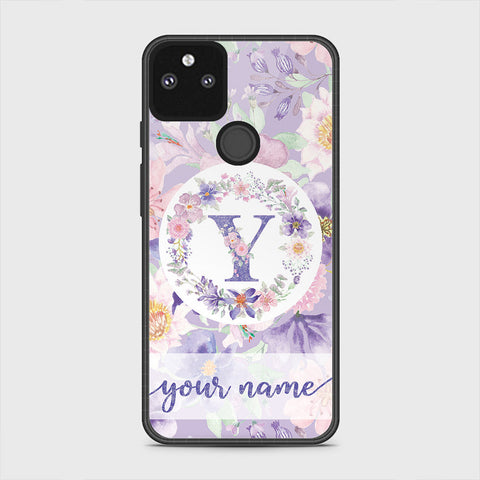 Google Pixel 5a 5G Cover - Personalized Alphabet Series - HQ Premium Shine Durable Shatterproof Case