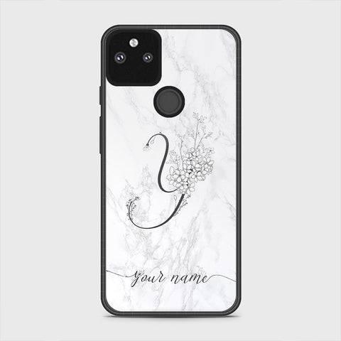 Google Pixel 5a 5G Cover - Personalized Alphabet Series - HQ Premium Shine Durable Shatterproof Case