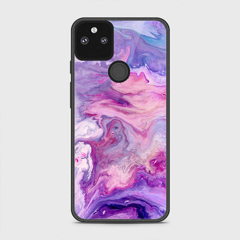 Google Pixel 5a 5G Cover - Colorful Marble Series - HQ Premium Shine Durable Shatterproof Case