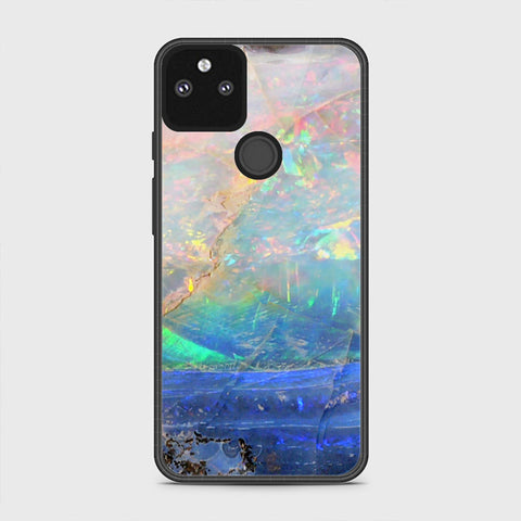 Google Pixel 5a 5G Cover - Colorful Marble Series - HQ Premium Shine Durable Shatterproof Case