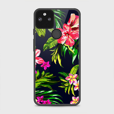 Google Pixel 5a 5G Cover - Floral Series - HQ Premium Shine Durable Shatterproof Case