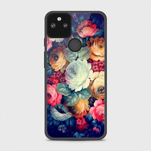 Google Pixel 5a 5G Cover - Floral Series 2 - HQ Premium Shine Durable Shatterproof Case