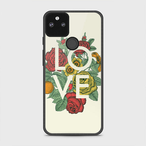 Google Pixel 5a 5G Cover - Floral Series 2 - HQ Premium Shine Durable Shatterproof Case