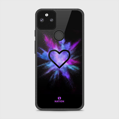 Google Pixel 5a 5G Cover - Onation Heart Series - HQ Premium Shine Durable Shatterproof Case