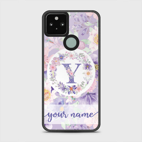 Google Pixel 4a 5G Cover - Personalized Alphabet Series - HQ Premium Shine Durable Shatterproof Case