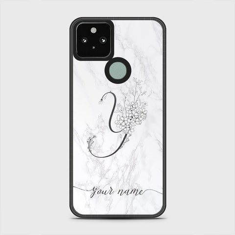 Google Pixel 4a 5G Cover - Personalized Alphabet Series - HQ Premium Shine Durable Shatterproof Case