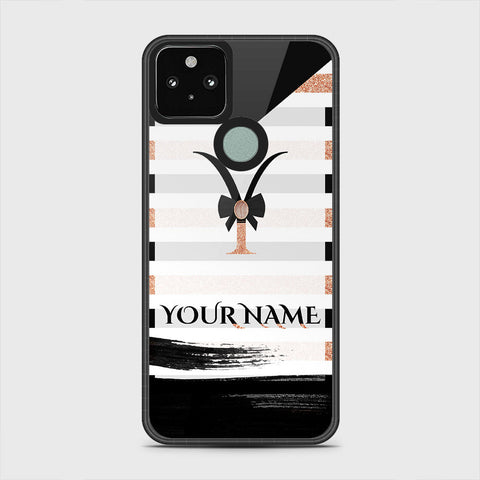 Google Pixel 4a 5G Cover - Personalized Alphabet Series - HQ Premium Shine Durable Shatterproof Case