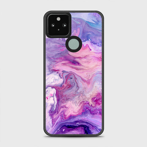 Google Pixel 4a 5G Cover - Colorful Marble Series - HQ Premium Shine Durable Shatterproof Case